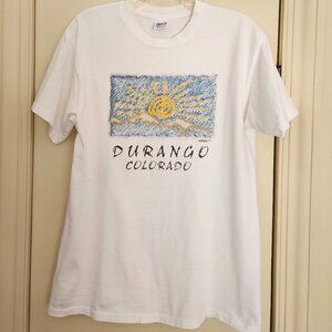 Free W/ Purchase T Shirt Durango Size L Short Sleeve Tee Cotton